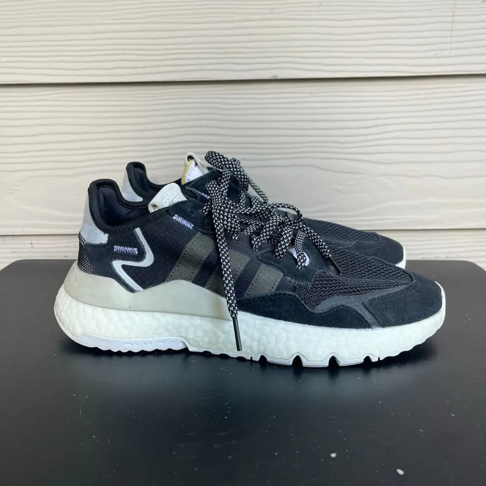 Adidas Women's Nite Jogger Reflective Running Shoes Sneakers Size 8.5 CG6253 - Picture 2 of 12